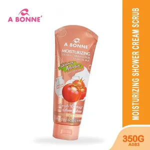 A Bonne Moisturizing Shower Cream Scrub Tomato & Milk (350gm)