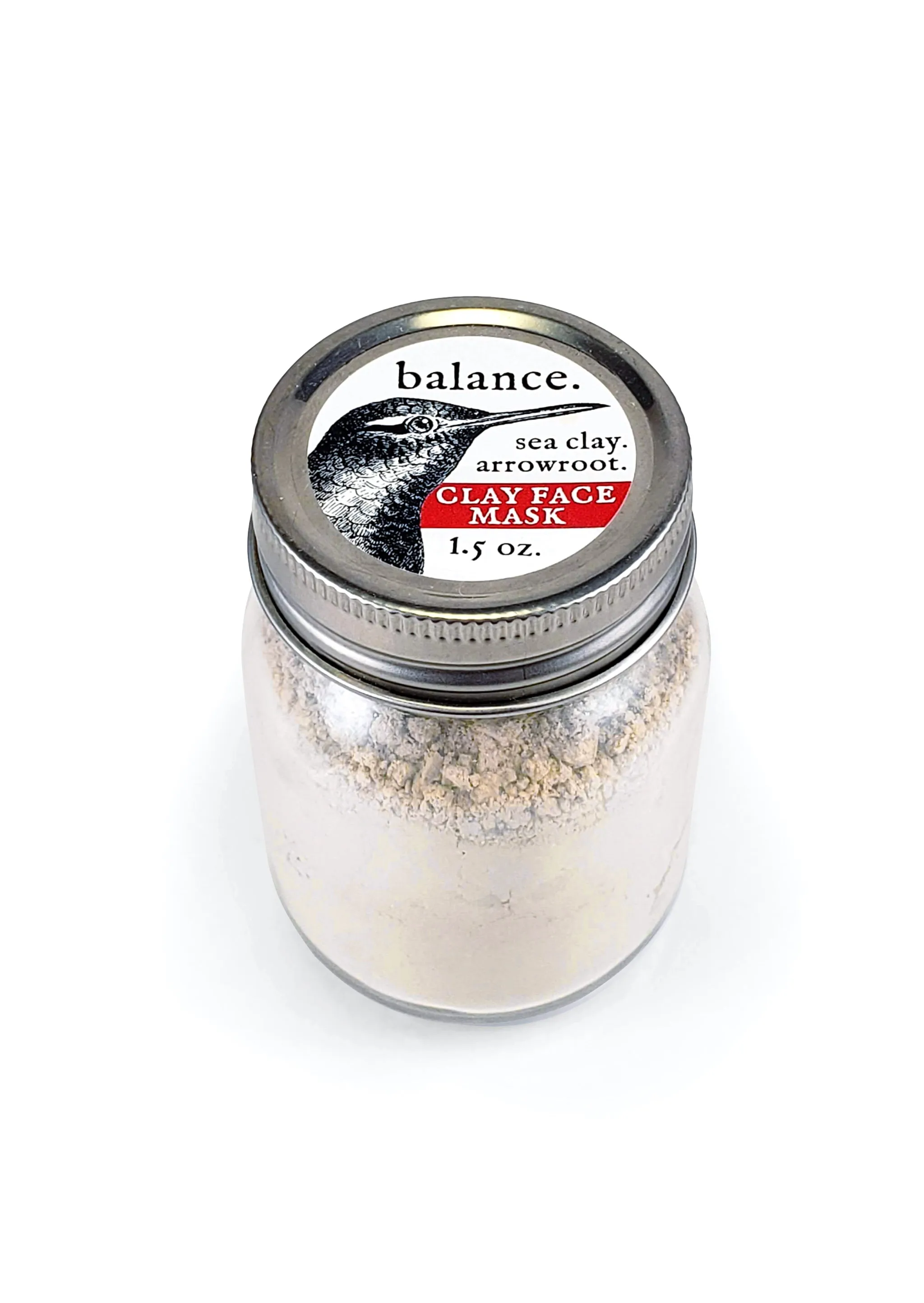 clay face mask ~ balance.