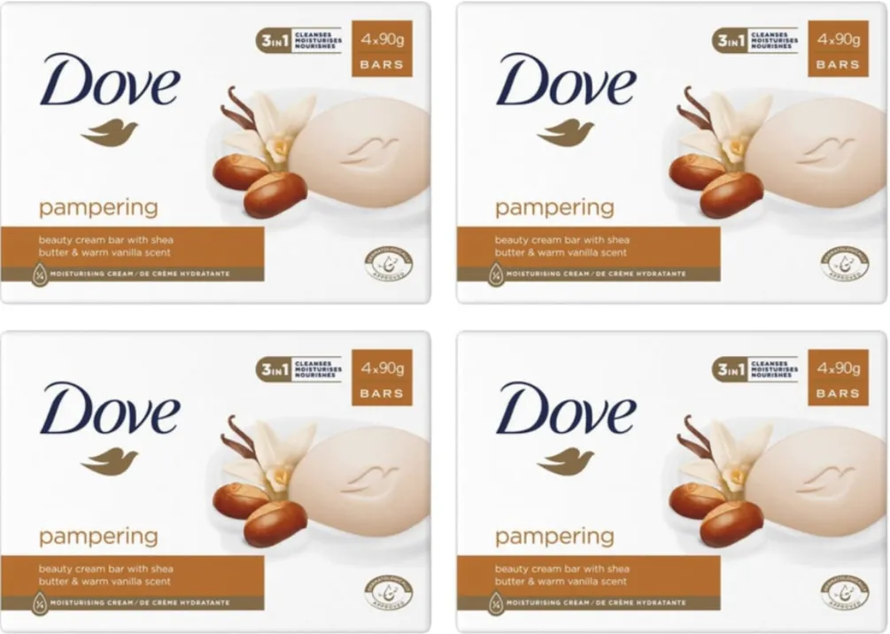 DOVE BODY BAR (PACK OF 4)