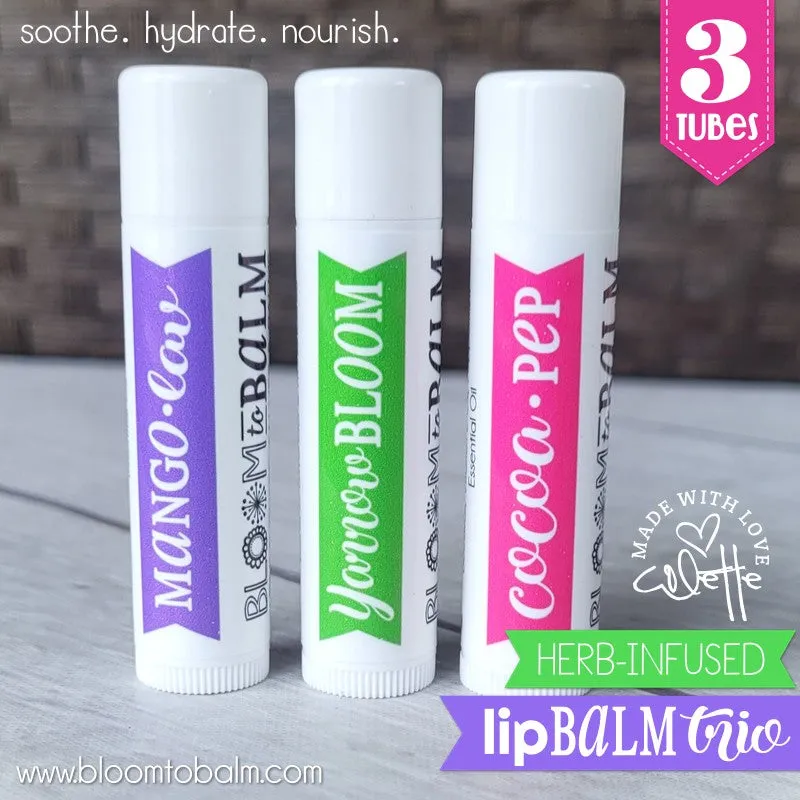 FREE GIFT | Herb-Infused LIP BALM {TRIO}