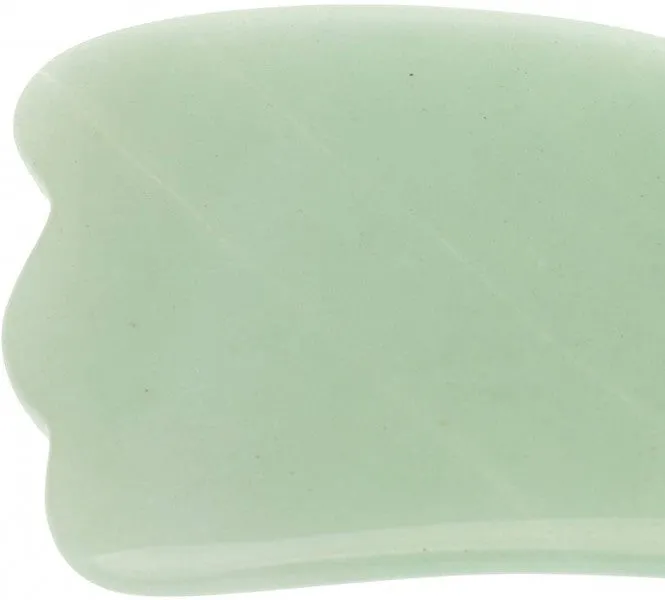 Importikaah I Green Jade Guasha Board I Whole Body Face Massage I Handheld Beauty Facial Scrub Tools