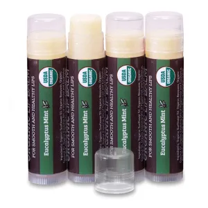 Organic Lip Balm - Best Lip Repair Chapstick for Dry Cracked Lips - Moisturizing Lip Care For Kids And Adults