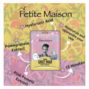 Petite Maison Facial Sheet Mask- Time Release