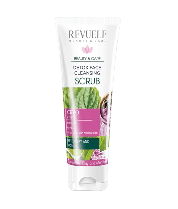 Revuele Face Scrub Menthol And Clay - 80 Ml