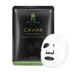 Ruby Beauty Caviar Facial Mask(Aloe Vera Calming) 5 Sheets Masks