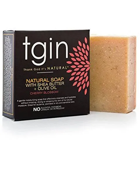 TGIN  Natural Soap With Shea Butter Olive Oil And Cherry Blossom