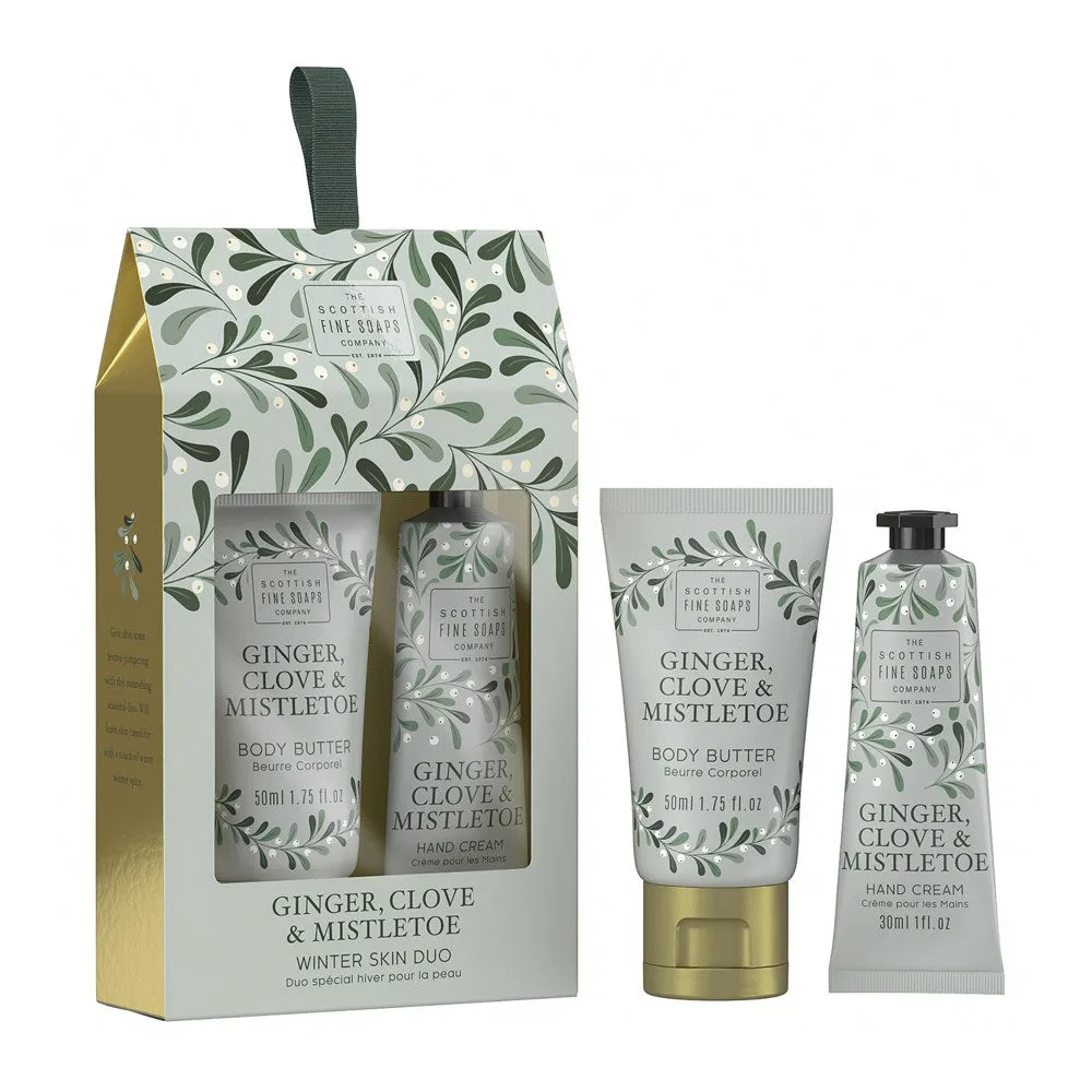 The Scottish Fine Soap Co Ginger Clove Mist Winter Care Duo